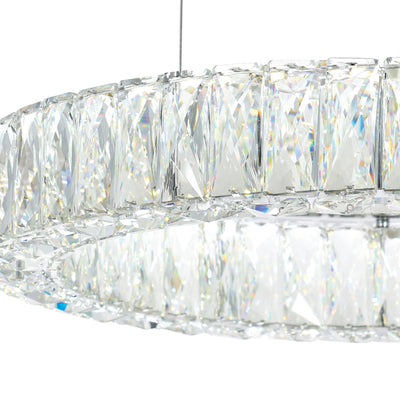 Madeline Chandeliers LED 3 Ring Chrome