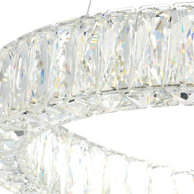 Madeline Chandeliers LED 3 Ring Chrome