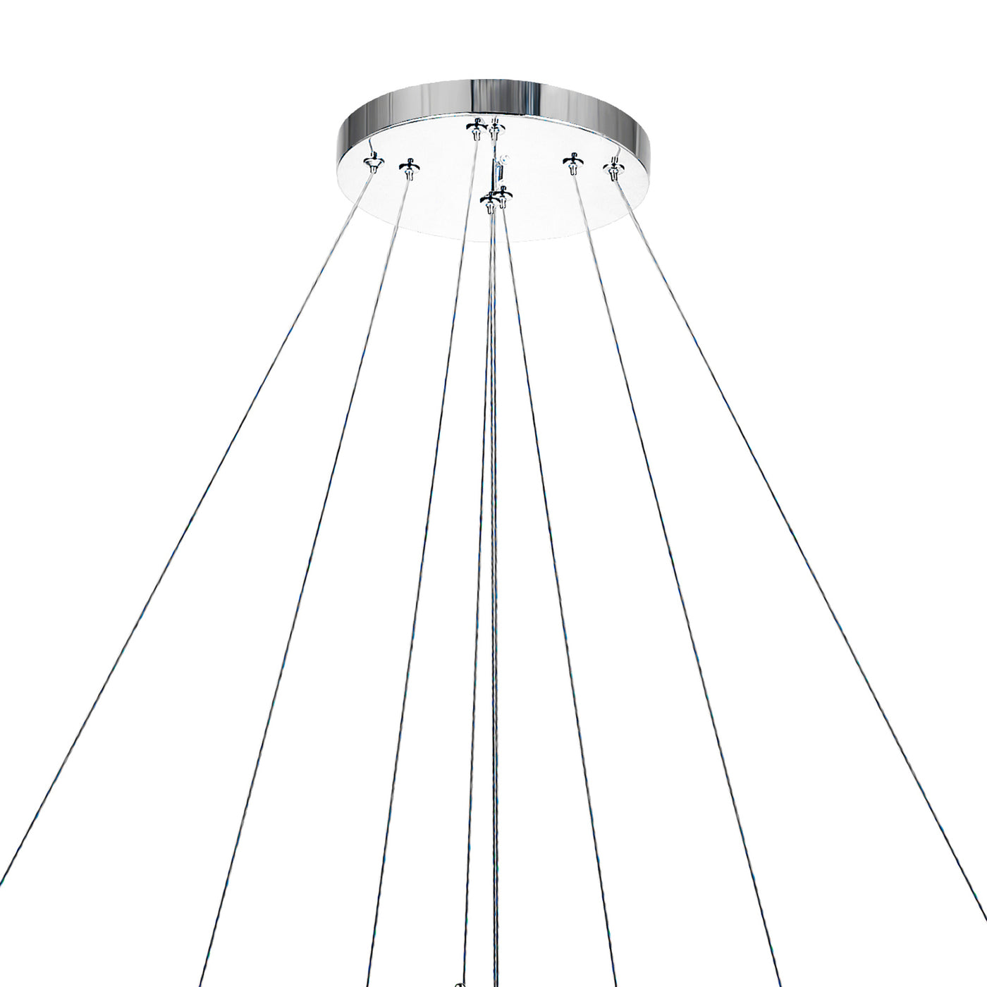 Madeline Chandeliers LED 3 Ring Chrome