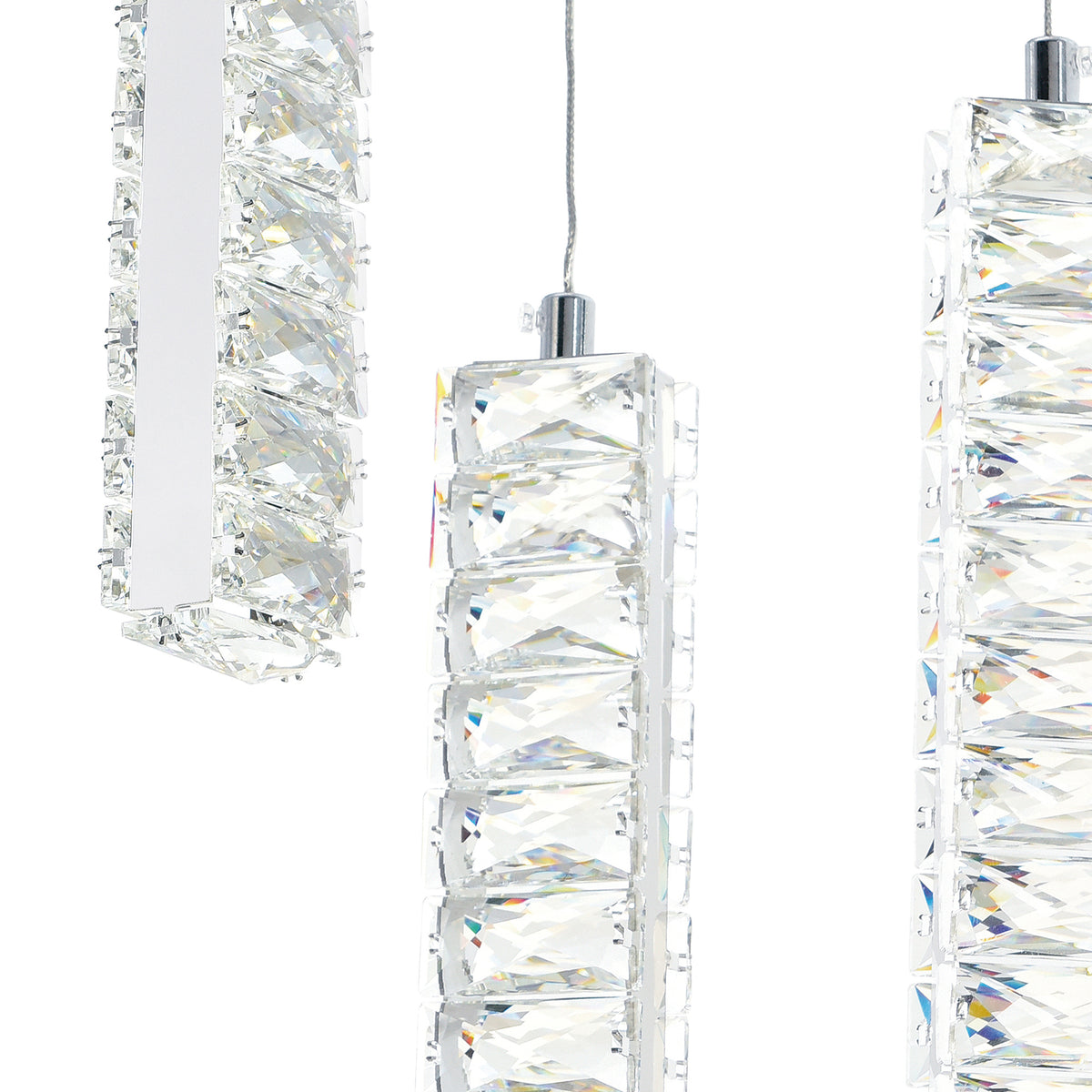 Celina Chandeliers LED 20in Chrome 19 Pendant