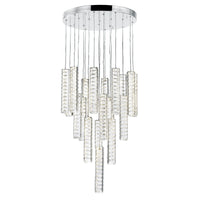 Celina Chandeliers LED 20in Chrome 19 Pendant