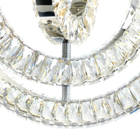 Celina Chandeliers 3 Ring Chrome Finish
