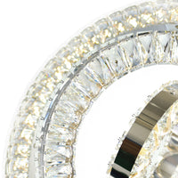 Celina Chandeliers 3 Ring Chrome Finish