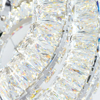 Celina Chandeliers Chrome 5 Ring LED