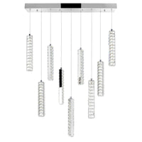 Celina Chandeliers 9 Pendant Chrome Finish