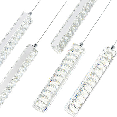 Celina Chandeliers 9 Pendant Chrome Finish