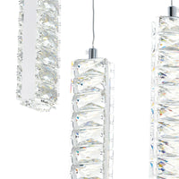 Celina Chandeliers 9 Pendant Chrome Finish