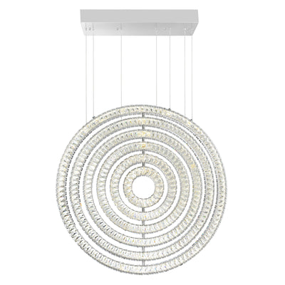 Celina Chandeliers 37in Chrome LED