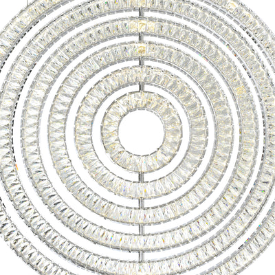 Celina Chandeliers 37in Chrome LED
