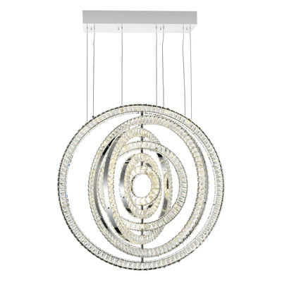 Celina Chandeliers 37in Chrome LED