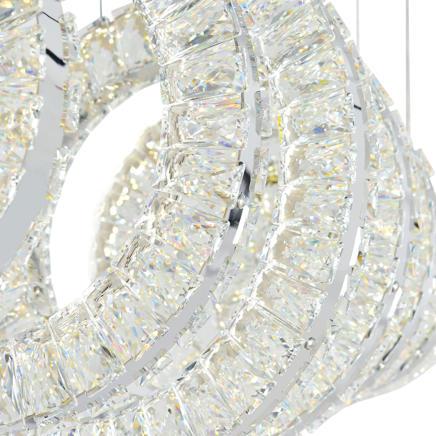 Celina Chandeliers 7 Light Chrome Finish