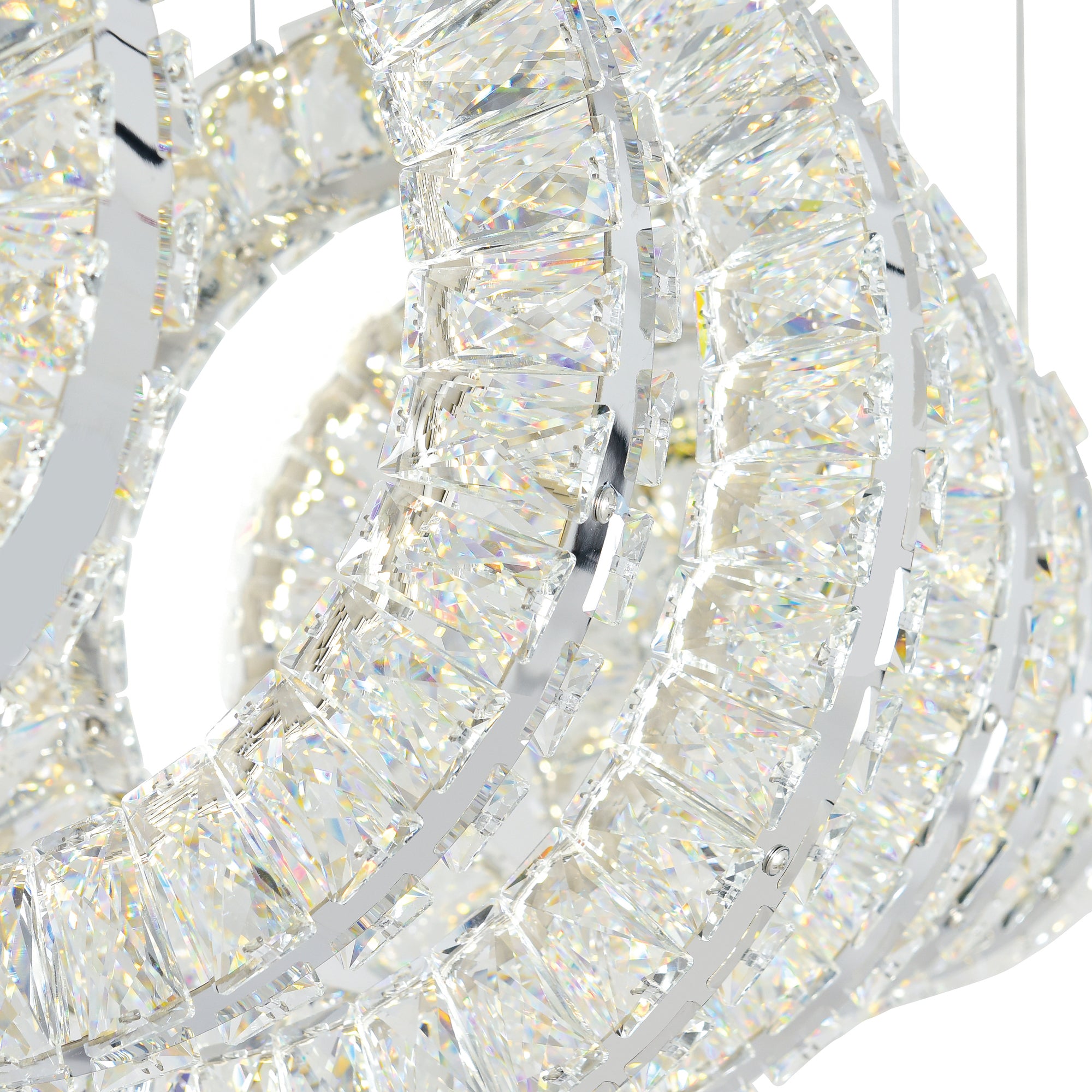 Celina Chandeliers 7 Light Chrome Finish