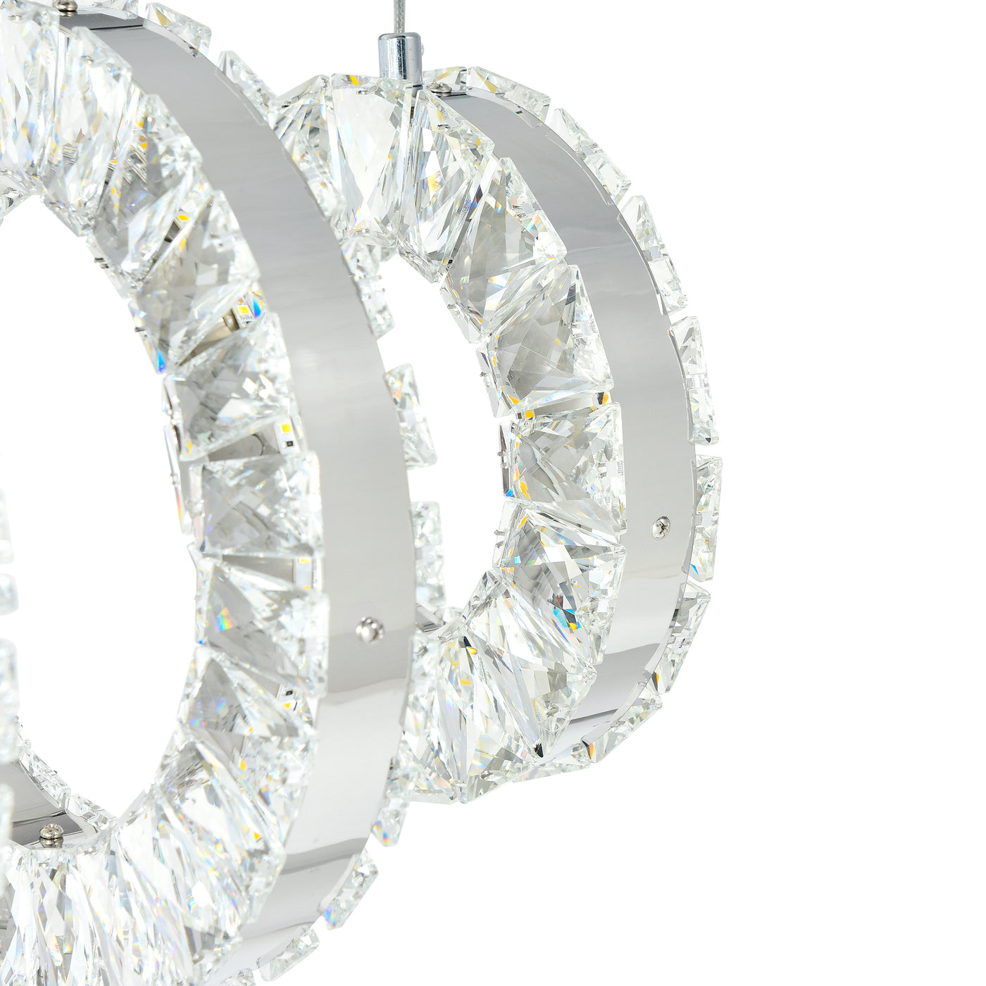 Celina Chandeliers 7 Light Chrome Finish