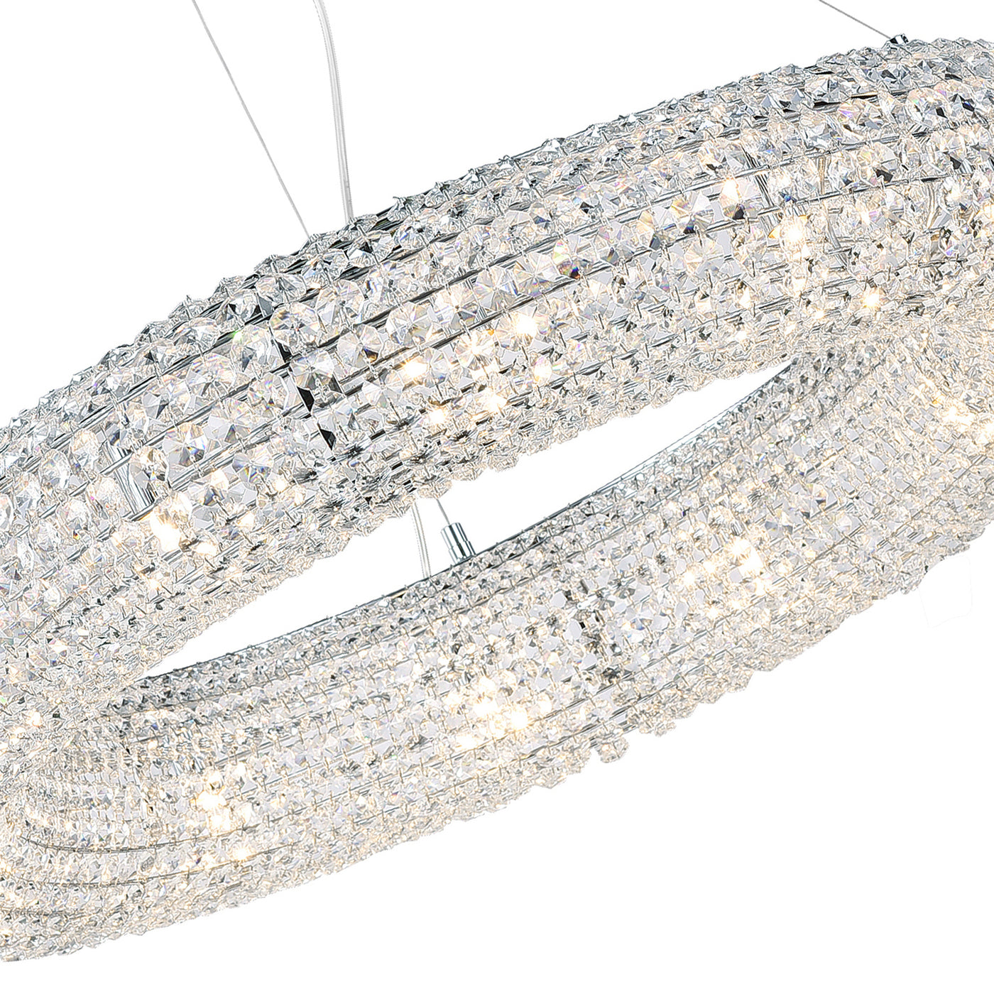 Veronique Chandeliers 12 Light Chrome