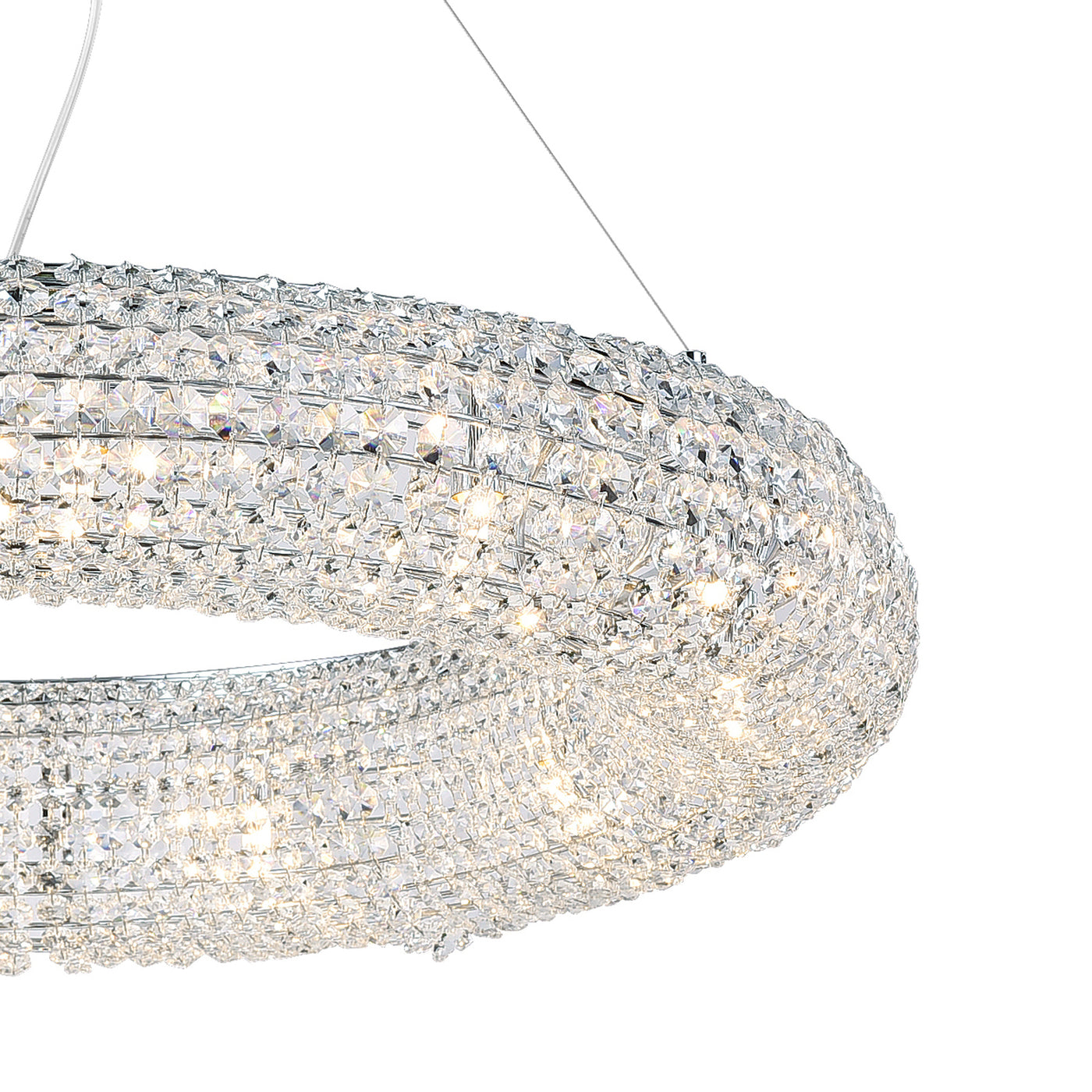Veronique Chandeliers 12 Light Chrome
