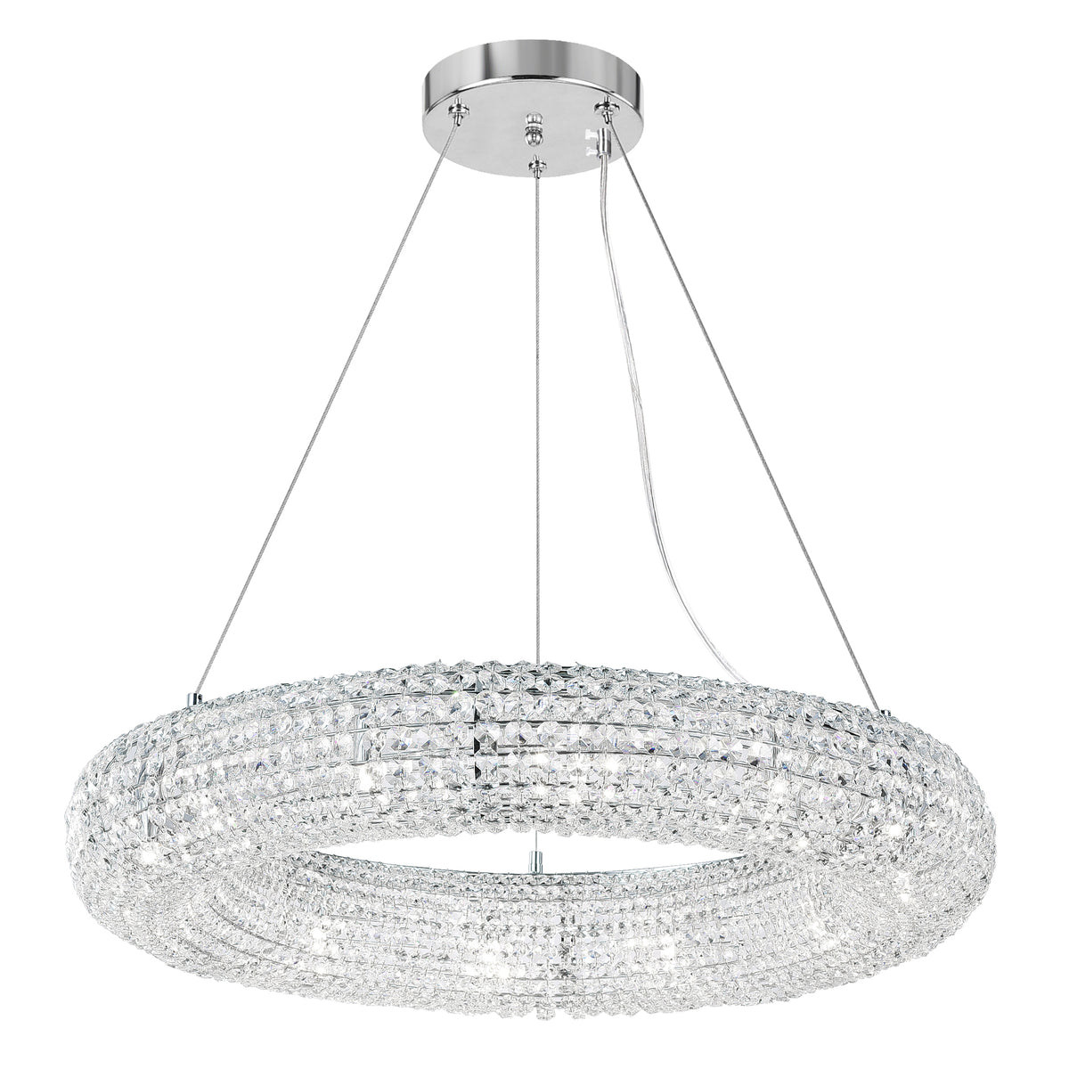 Veronique Chandeliers 12 Light Chrome