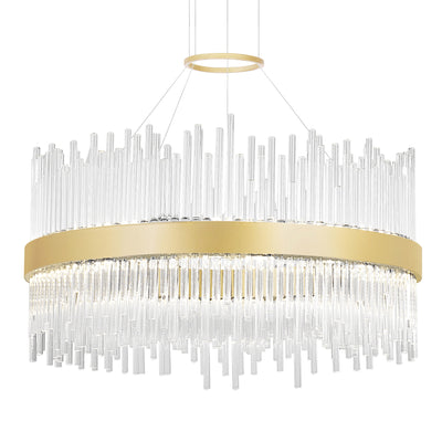 Genevieve Chandeliers Medallion Gold Finish