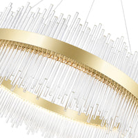 Genevieve Chandeliers Medallion Gold Finish
