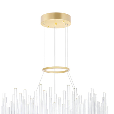Genevieve Chandeliers Medallion Gold Finish