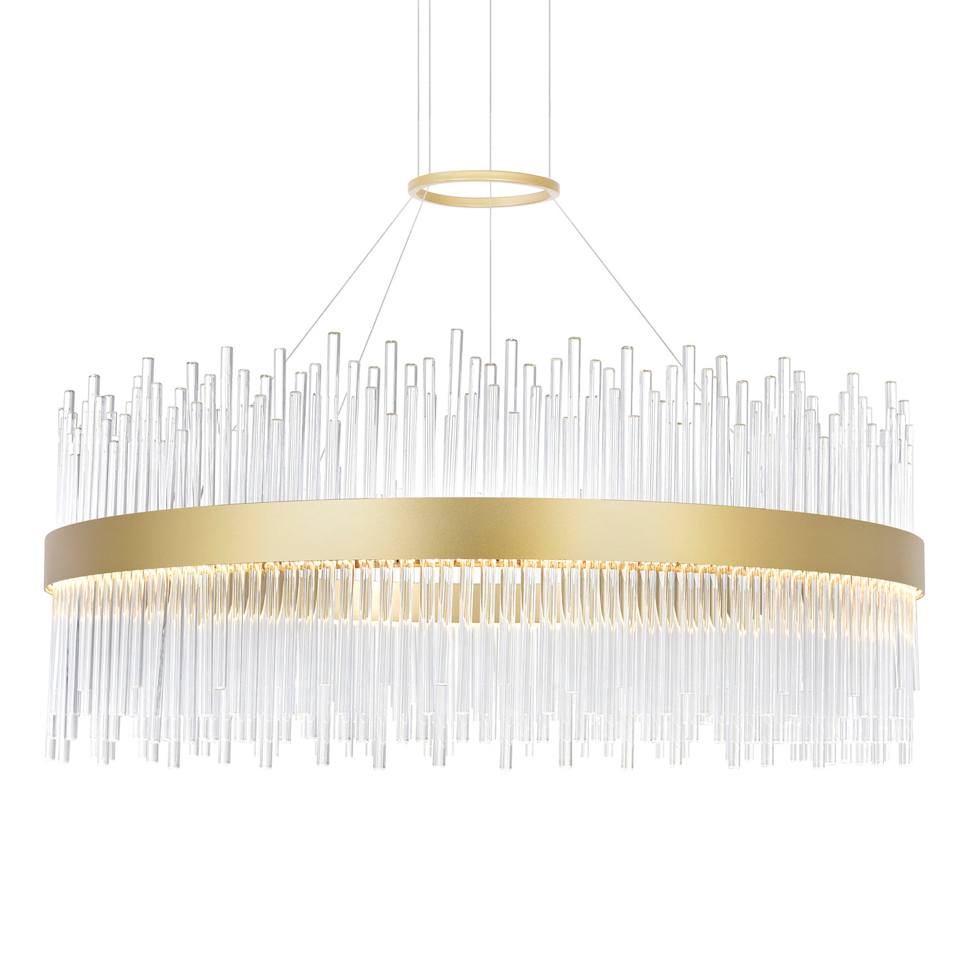 Genevieve Chandeliers Medallion Gold 32in
