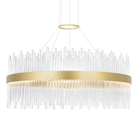 Genevieve Chandeliers Medallion Gold 32in