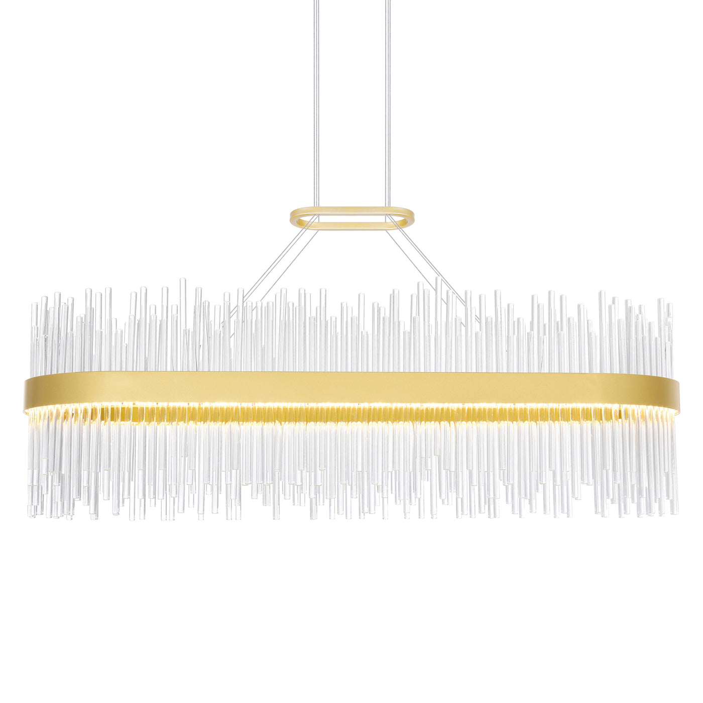 Genevieve Chandeliers Medallion Gold LED