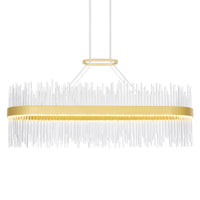 Genevieve Chandeliers Medallion Gold LED