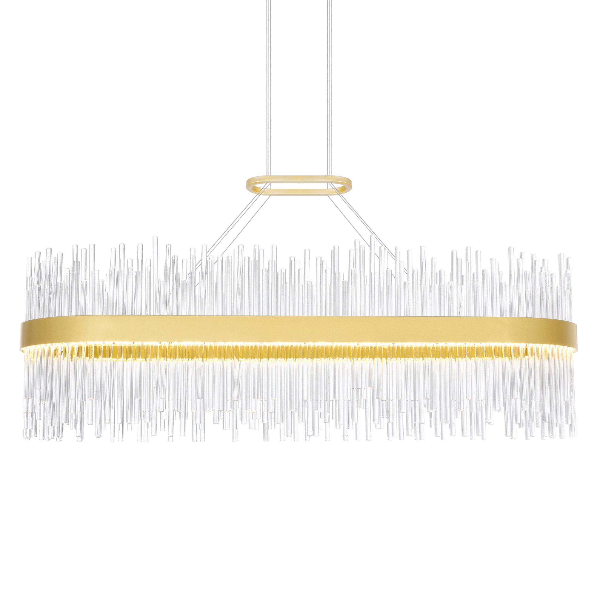 Genevieve Chandeliers Medallion Gold LED