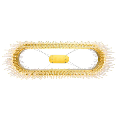 Genevieve Chandeliers Medallion Gold LED