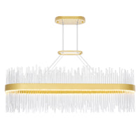 Genevieve Chandeliers Medallion Gold LED