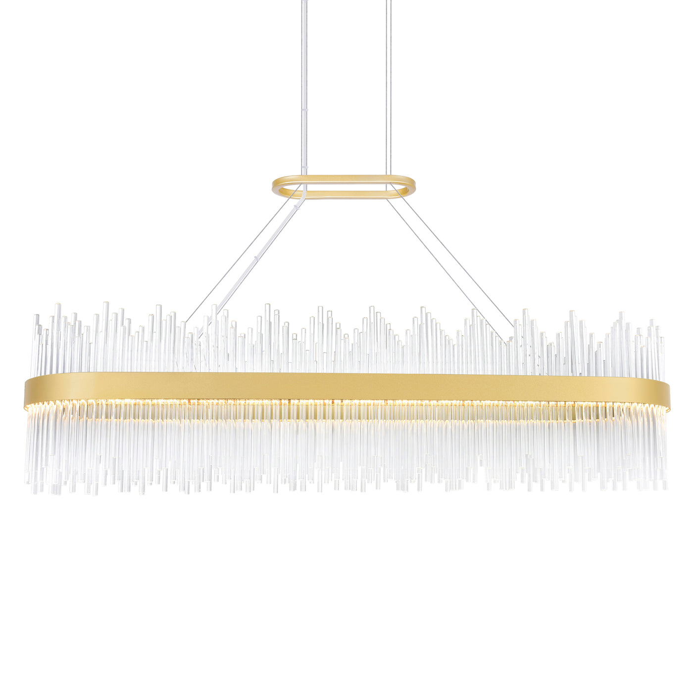 Genevieve Chandeliers Medallion Gold 47 Inch