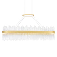 Genevieve Chandeliers Medallion Gold 47 Inch