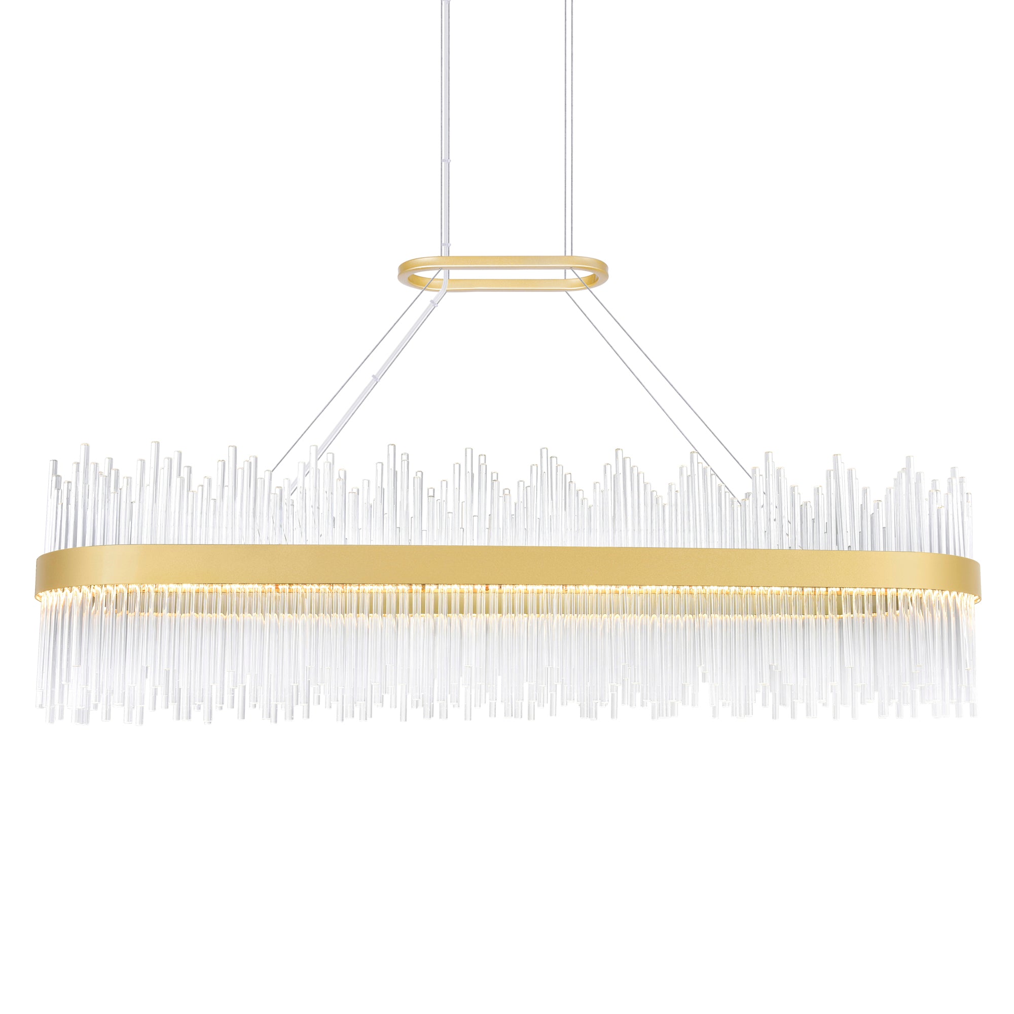 Genevieve Chandeliers Medallion Gold 47 Inch