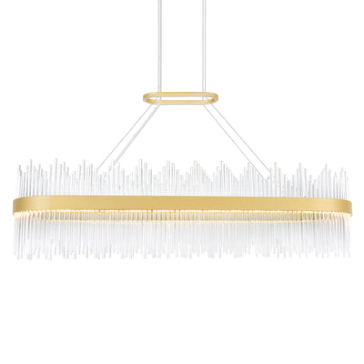 Genevieve Chandeliers Medallion Gold 47 Inch