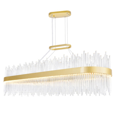 Genevieve Chandeliers Medallion Gold 47 Inch
