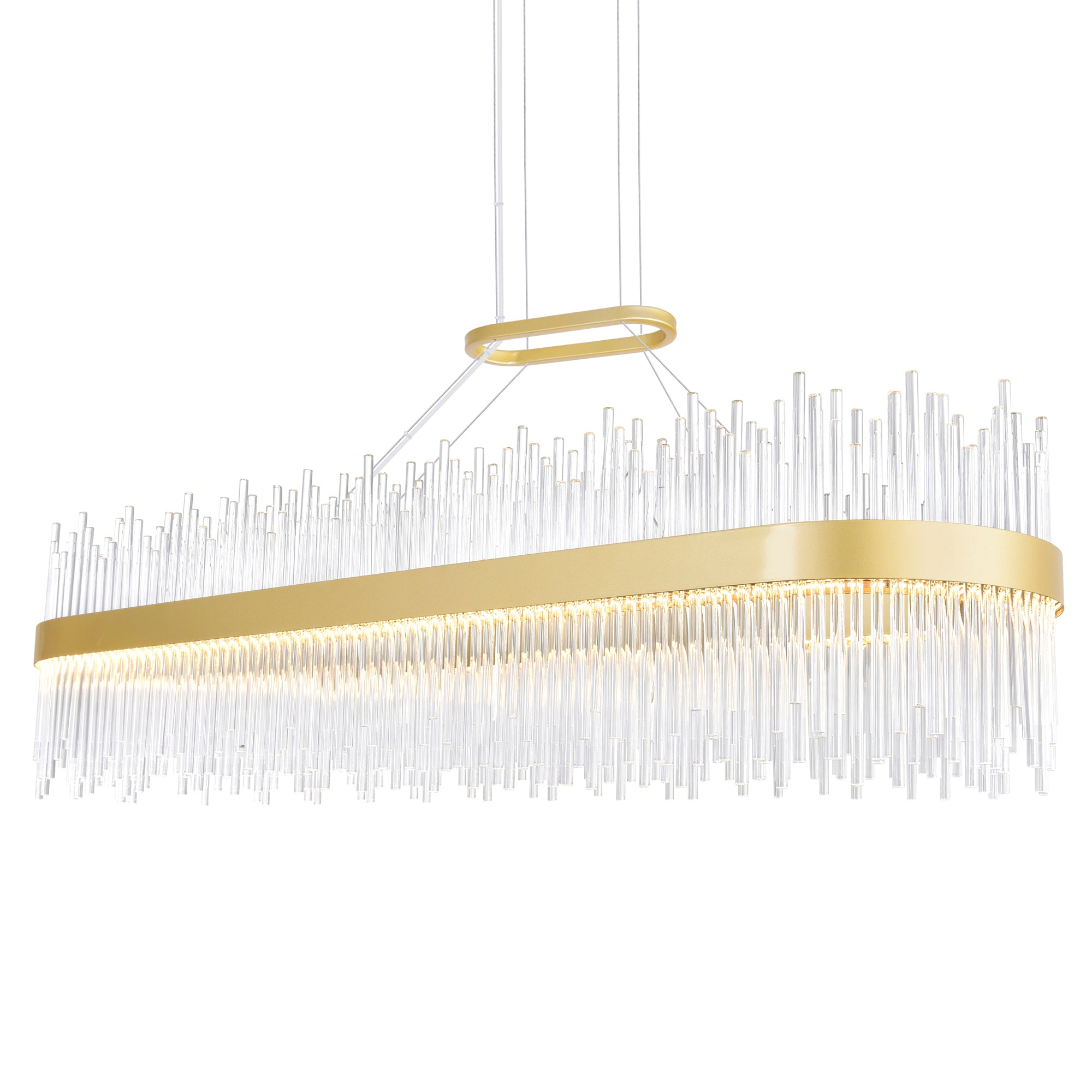 Genevieve Chandeliers Medallion Gold 47 Inch