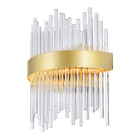 Genevieve 12 Inch Gold Wall Sconce