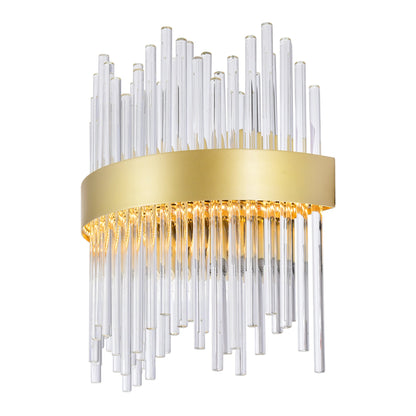 Genevieve 12 Inch Gold Wall Sconce