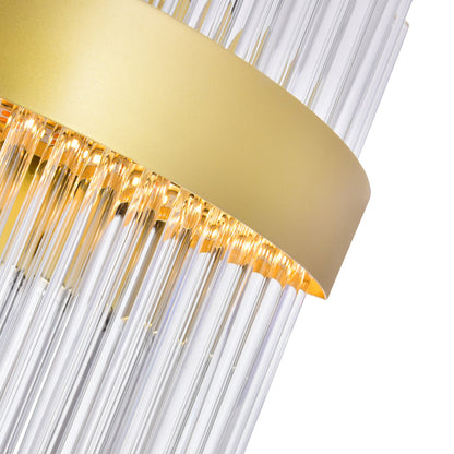 Genevieve 12 Inch Gold Wall Sconce