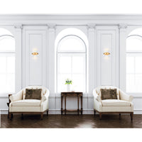 Genevieve 12 Inch Gold Wall Sconce