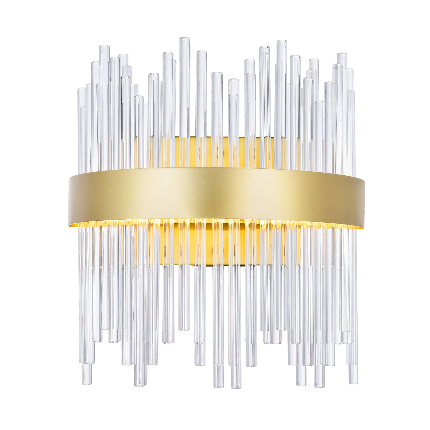 Genevieve 12 Inch Gold Wall Sconce