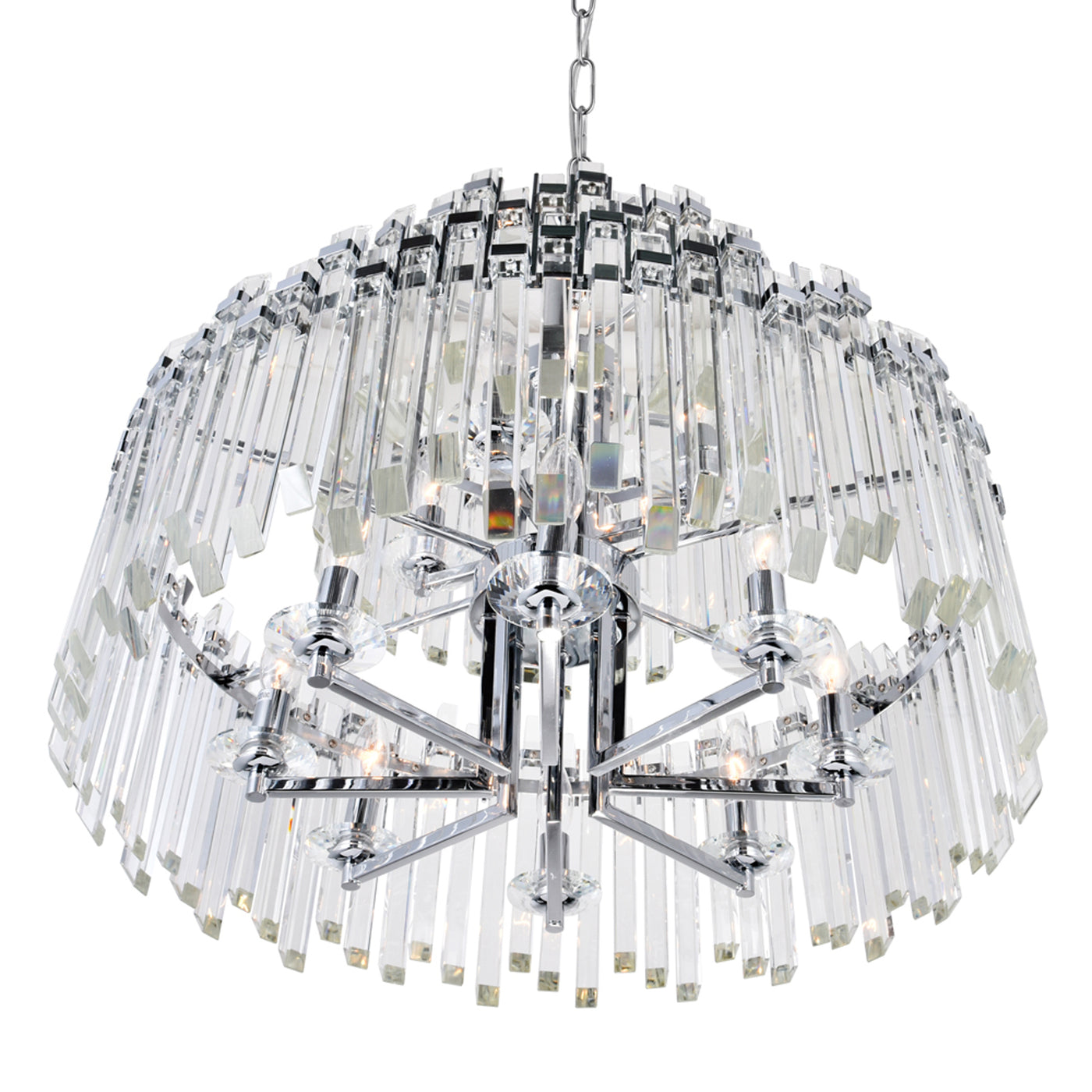 Henrietta 12 Light Chrome Chandelier