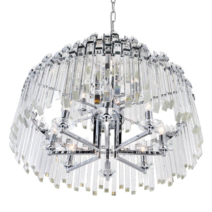 Henrietta 12 Light Chrome Chandelier