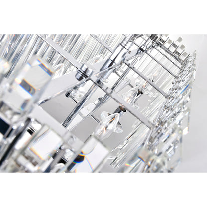 Henrietta 10 Light Chrome Chandelier