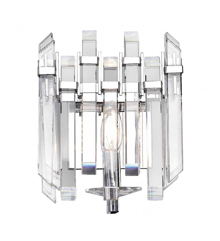 Henrietta 1 Light Chrome Wall Sconce