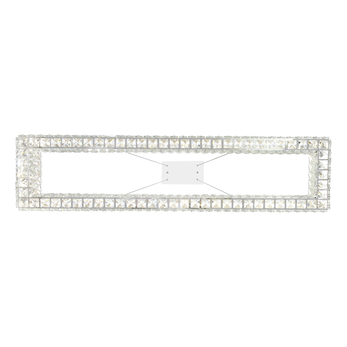 Felicity Chandeliers 44in Chrome LED