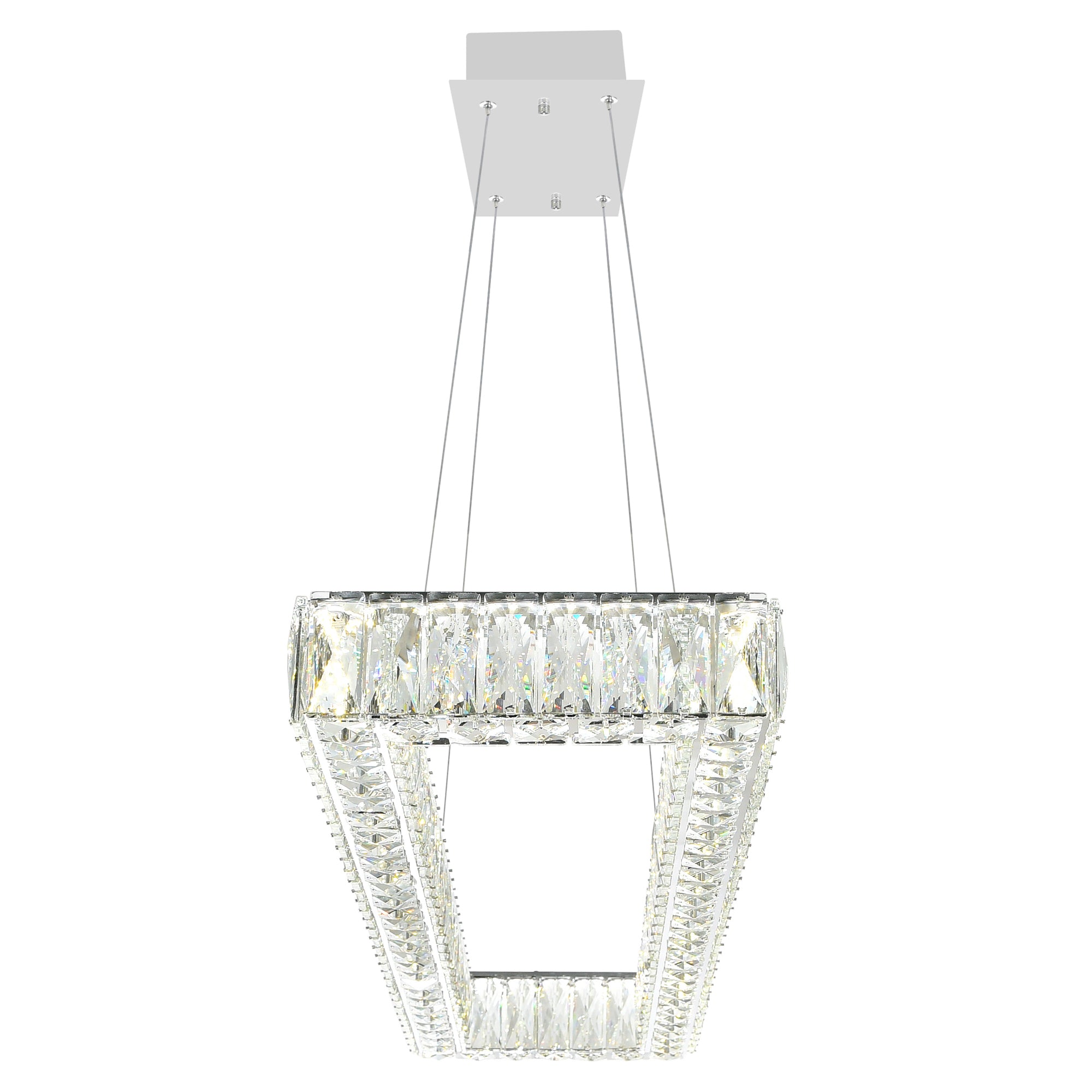 Felicity Chandeliers 44in Chrome LED