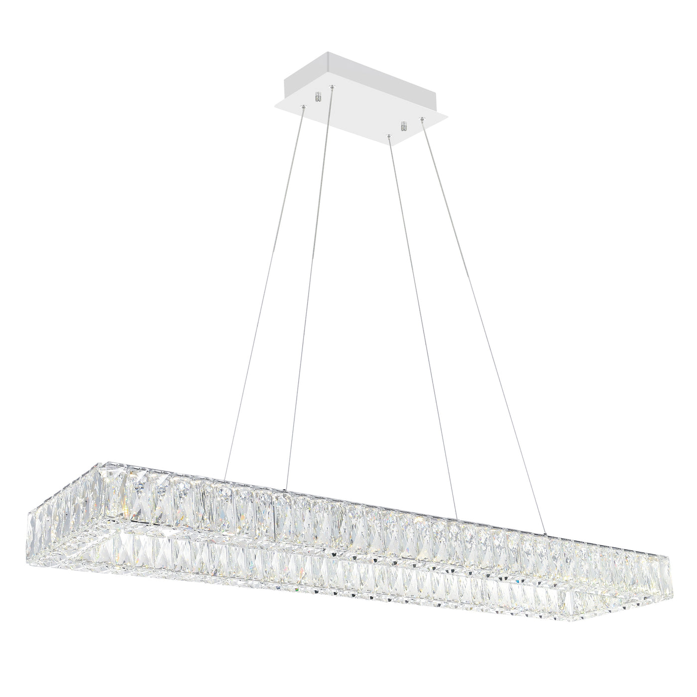 Felicity Chandeliers 44in Chrome LED