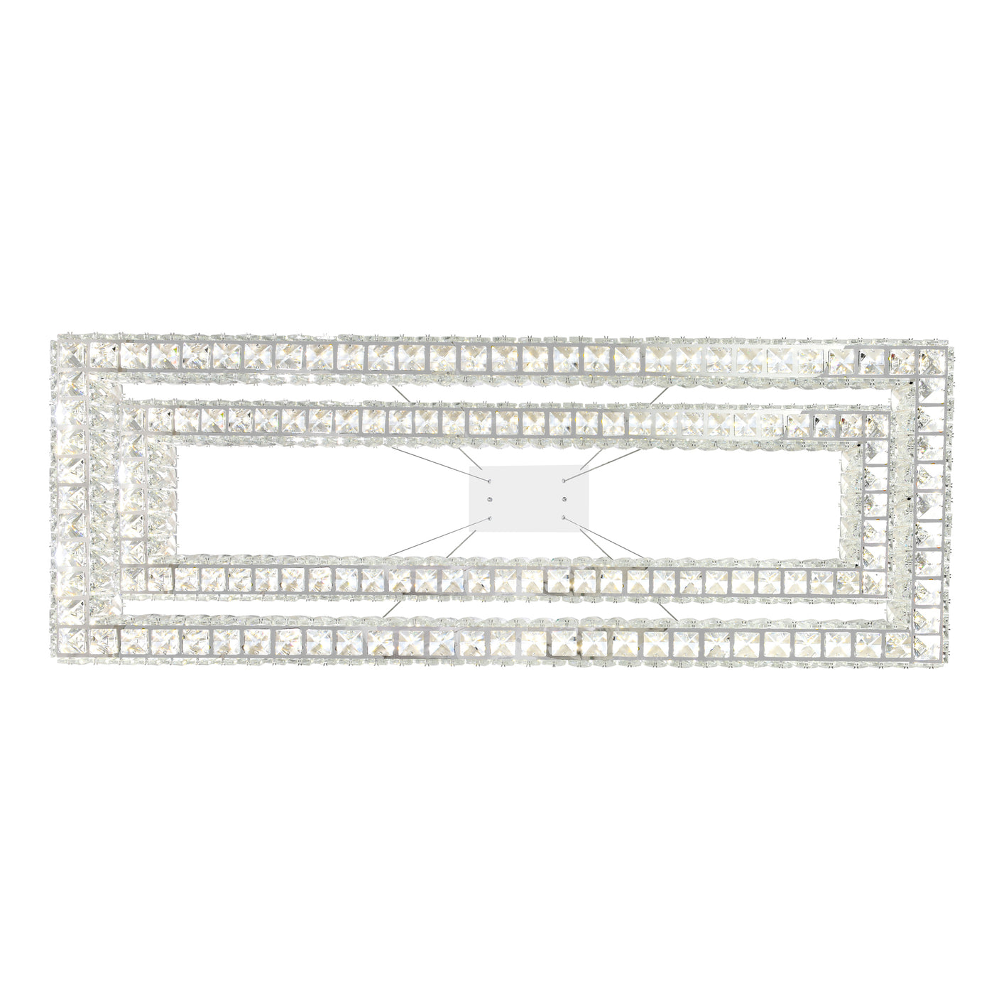 Felicity Chandeliers Chrome 2-Tier LED