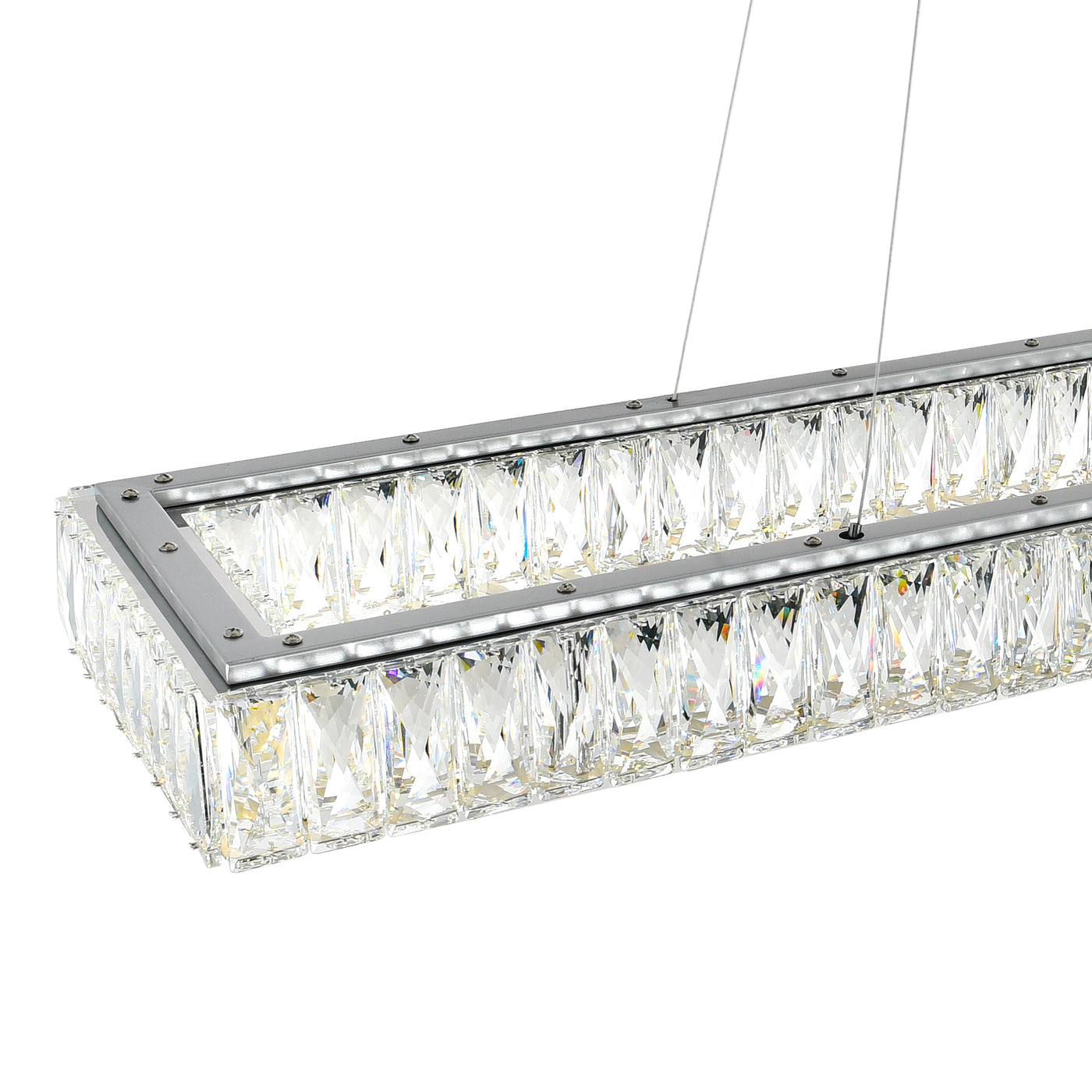 Felicity Chandeliers Chrome 2-Tier LED